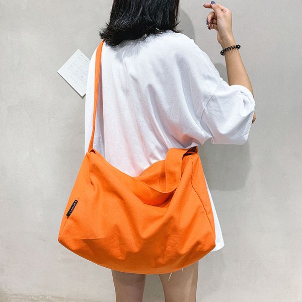 candy-colored canvas bag casual large-capacity messenger bag simple student solid color shoulder
candy-colored canvas bag casual large-capacity messenger bag simple student solid color shoulder
