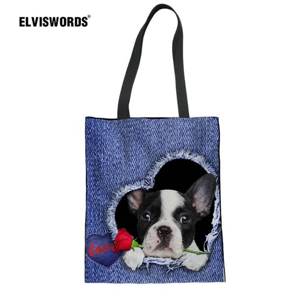 elviswords cute puppy bag reusable shopping bag dogs on denim pocket print summer beach shoulder ladies casual tote handbag
elviswords cute puppy bag reusable shopping bag dogs on denim pocket print summer beach shoulder ladies casual tote handbag