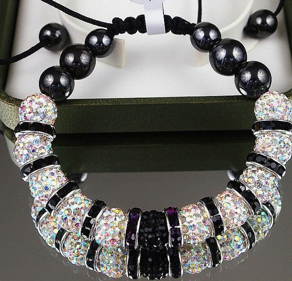 10mm mix color options wholesale mixed ab clay spacer handmade crystal bracelet jewelry fojt43n bangles rhinestone, Black
10mm mix color options wholesale mixed ab clay spacer handmade crystal bracelet jewelry fojt43n bangles rhinestone, Black