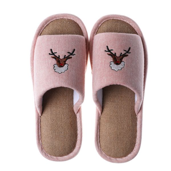 couple seasons home linen slippers female summer indoor non-slip cotton linen slippers couple bedroom silent wooden floor shoes, Black
couple seasons home linen slippers female summer indoor non-slip cotton linen slippers couple bedroom silent wooden floor shoes, Black