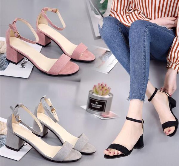 summer new high heels women's sandals shoes with open toe suedes word buckle women sandals buckle comfort rome gladiator, Black
summer new high heels women's sandals shoes with open toe suedes word buckle women sandals buckle comfort rome gladiator, Black