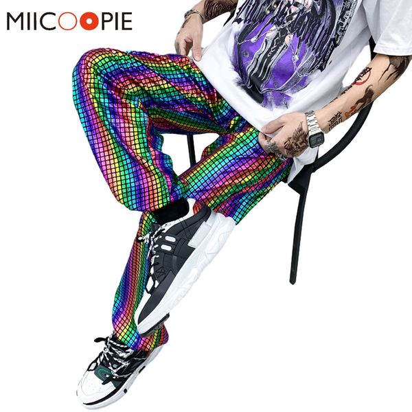 brand multicolour glossy loose mens trousers pants hip hop sequins print harem pants men nightclub dj stage costumes ropa hombre, Black
brand multicolour glossy loose mens trousers pants hip hop sequins print harem pants men nightclub dj stage costumes ropa hombre, Black