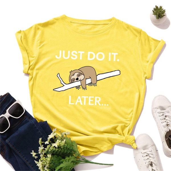 100% cotton summer woman t-shirt cartoon sloth print women tshirt letter korean graphic tees shirts plus size 5xl loose, White
100% cotton summer woman t-shirt cartoon sloth print women tshirt letter korean graphic tees shirts plus size 5xl loose, White