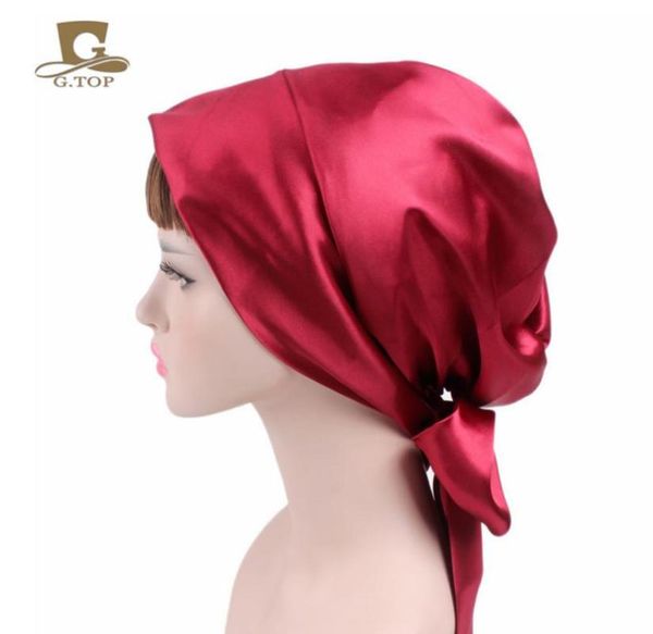 2019 fashion new women ladies beanies hat silk night sleep cap hair bonnet hat head cover satin turban wrap headscarf, Blue;gray
2019 fashion new women ladies beanies hat silk night sleep cap hair bonnet hat head cover satin turban wrap headscarf, Blue;gray