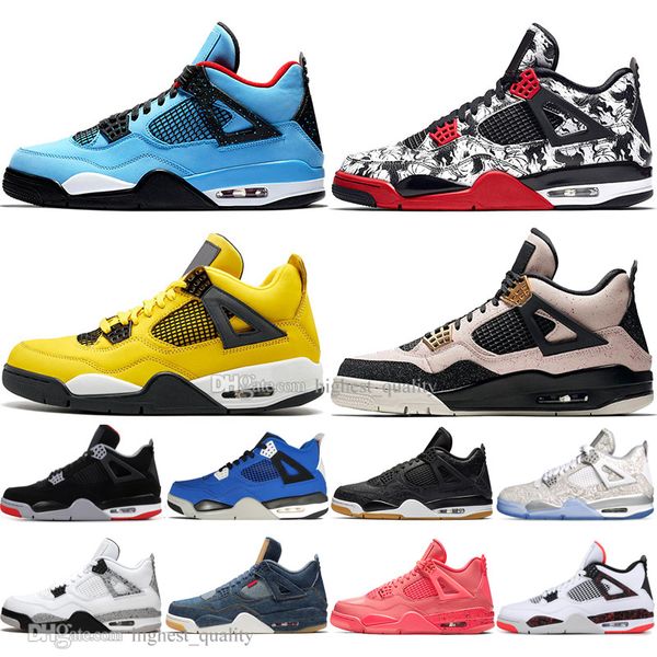 bred 4 4s what the cactus jack laser wings mens basketball shoes denim blue tattoo pale citron men sports designer sneakers trainers
bred 4 4s what the cactus jack laser wings mens basketball shoes denim blue tattoo pale citron men sports designer sneakers trainers