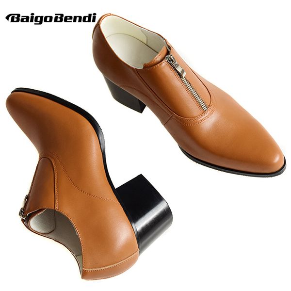 recommend mens zip high heel shoes heighten wedding shoes business man pointed toe formal dress trendy oxfords party, Black
recommend mens zip high heel shoes heighten wedding shoes business man pointed toe formal dress trendy oxfords party, Black