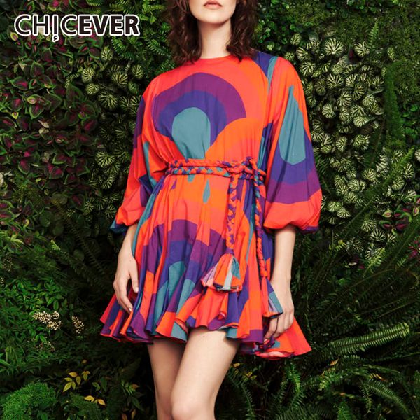 chicever casual print hit color dresses women o neck lantern three quarter sleeve high waist lace up ruffle dress female new, Black;gray
chicever casual print hit color dresses women o neck lantern three quarter sleeve high waist lace up ruffle dress female new, Black;gray