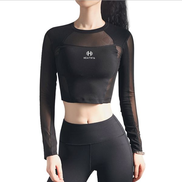 женщины sexy gym yoga вершины crop рубашки с длинным рукавом тренировки фитнес бег спортивные футболки обучение йога спортивная быстросохнущ
женщины sexy gym yoga вершины crop рубашки с длинным рукавом тренировки фитнес бег спортивные футболки обучение йога спортивная быстросохнущ