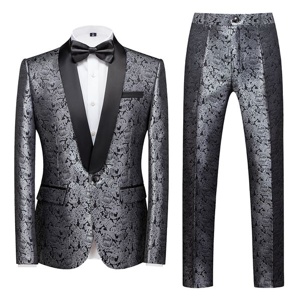 men tuxedos business party prom slim fit fahsion wedding suit shawl lapel 2 pieces stage costume ball singer host dancer banquet, White;black
men tuxedos business party prom slim fit fahsion wedding suit shawl lapel 2 pieces stage costume ball singer host dancer banquet, White;black