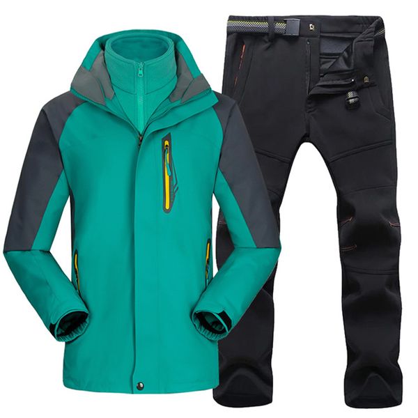 men winter outdoor suit jacket pant hiking skiing male waterproof jackets fleece warm multicolor fishing trekking softshell pant, Blue;black
men winter outdoor suit jacket pant hiking skiing male waterproof jackets fleece warm multicolor fishing trekking softshell pant, Blue;black