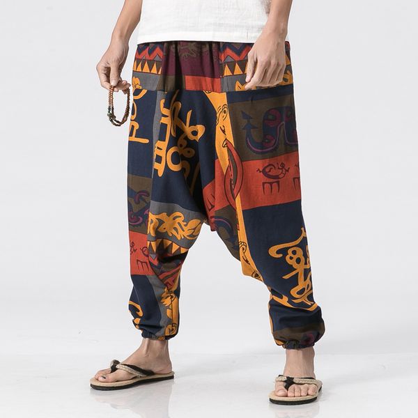 januarysnow cotton linen harem cross pants men jogger pants male summer floral print hawaii beach pants trousers, Black
januarysnow cotton linen harem cross pants men jogger pants male summer floral print hawaii beach pants trousers, Black