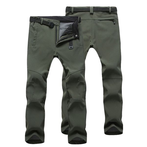 men's winter hiking skiing camping mountain trekking men pants outdoor training climbing ski soft shell waterproof male trousers, Black;green
men's winter hiking skiing camping mountain trekking men pants outdoor training climbing ski soft shell waterproof male trousers, Black;green