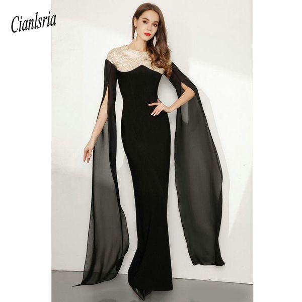 2019 elegant black kaftan abaya arabic evening dresses turkey lace chiffon long formal gowns dubai muslim prom dresses, White;black
2019 elegant black kaftan abaya arabic evening dresses turkey lace chiffon long formal gowns dubai muslim prom dresses, White;black