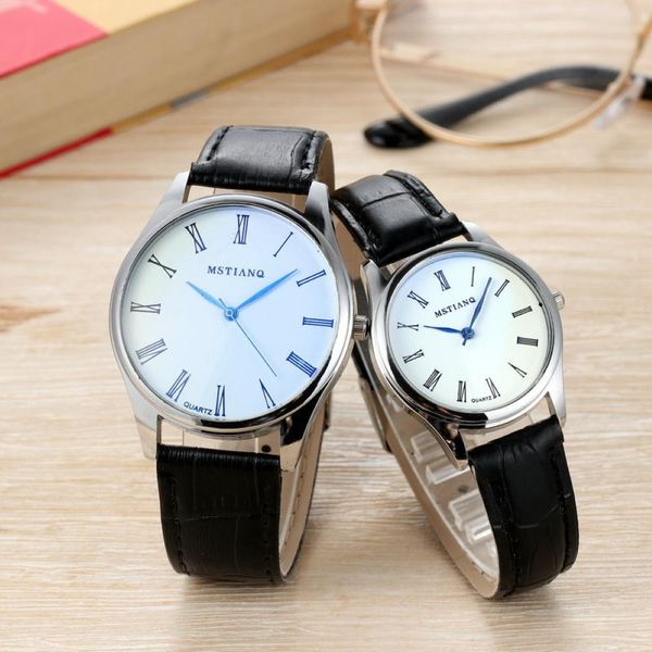 fashion roman numerals dial leather strap analog quartz couple watch lovers' watches orologio uomo zegarki damskie 2019 new, Slivery;brown
fashion roman numerals dial leather strap analog quartz couple watch lovers' watches orologio uomo zegarki damskie 2019 new, Slivery;brown