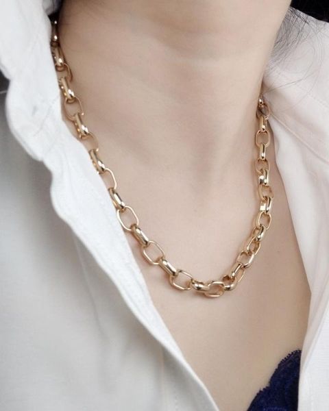 punk choker necklace collar statement hip hop big chunky gold color thick chain necklace women jewelry, Golden;silver
punk choker necklace collar statement hip hop big chunky gold color thick chain necklace women jewelry, Golden;silver