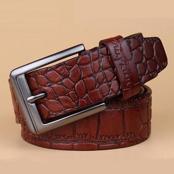 new 100% genuine leather causal men belt crocordile skin cowhide strap male real leather jeans waist belts for men, Black;brown
new 100% genuine leather causal men belt crocordile skin cowhide strap male real leather jeans waist belts for men, Black;brown