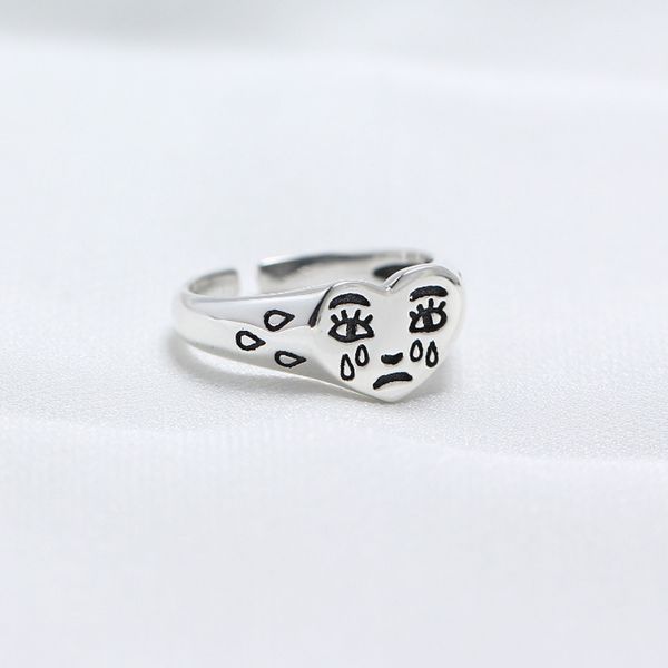 2019 new product pure silver personal tears 925 sterling silver rings for women simple heart womens rings jewelry, Slivery;golden
2019 new product pure silver personal tears 925 sterling silver rings for women simple heart womens rings jewelry, Slivery;golden