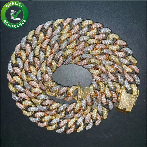 iced out chains hip hop jewelry luxury designer mens necklace bling diamond cuban link chain rapper shiny fashion hiphop dj accessories 12mm, Black
iced out chains hip hop jewelry luxury designer mens necklace bling diamond cuban link chain rapper shiny fashion hiphop dj accessories 12mm, Black
