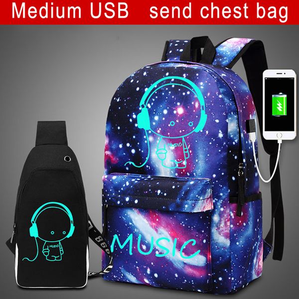 2018 anti-thief bags nightlight music little man backpack 3d printing starry sky school bags for girls for teenagers boys
2018 anti-thief bags nightlight music little man backpack 3d printing starry sky school bags for girls for teenagers boys
