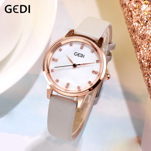 gedi women watches leather quartz ladies watch simple business watch ladies clock fashion crystal wristwatch relojes para mujer, Slivery;brown
gedi women watches leather quartz ladies watch simple business watch ladies clock fashion crystal wristwatch relojes para mujer, Slivery;brown