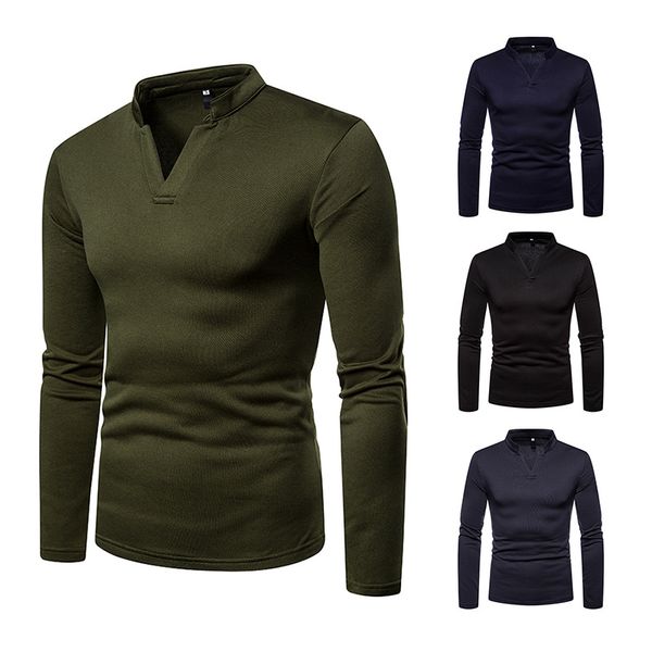 men's european code t-shirt polo shirt 2019 autumn winter new plus velvet warmer henry collar long-sleeve men's t-shirt designer b, White;black
men's european code t-shirt polo shirt 2019 autumn winter new plus velvet warmer henry collar long-sleeve men's t-shirt designer b, White;black