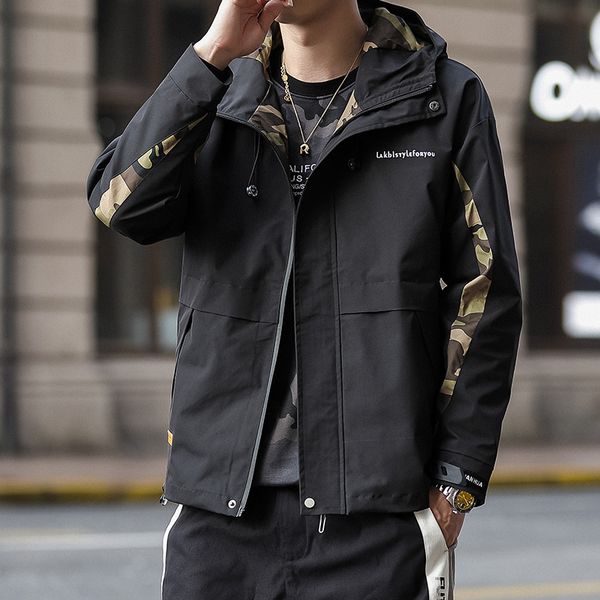 jacket male 2020 korean version of the trend of autumn gown loose jacket handsome trendy brand functional tooling coat, Black;brown
jacket male 2020 korean version of the trend of autumn gown loose jacket handsome trendy brand functional tooling coat, Black;brown