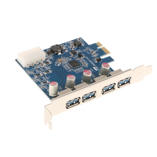 4-портовая суперскоростная карта usb 3.0 pci express с 4-контактным разъемом питания ide
4-портовая суперскоростная карта usb 3.0 pci express с 4-контактным разъемом питания ide