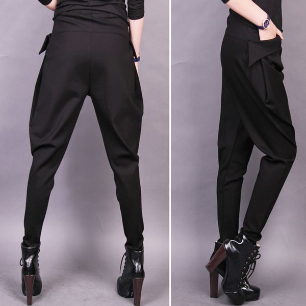 spirng summer women's casual cross pants women cross-pants 2020 plus size black elastic loose harem pant large size pants s-4xl, Black;white
spirng summer women's casual cross pants women cross-pants 2020 plus size black elastic loose harem pant large size pants s-4xl, Black;white