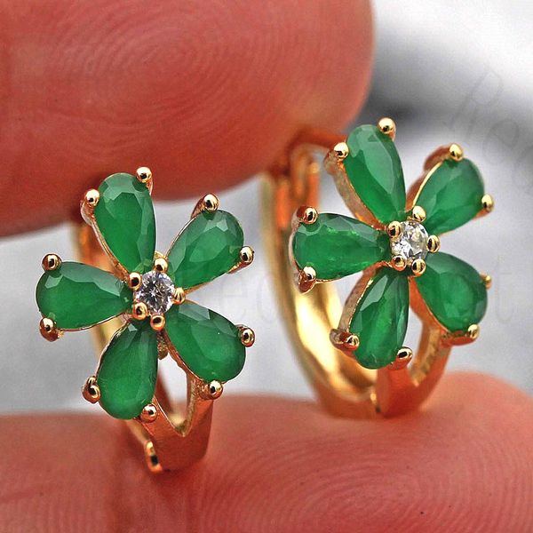summer trendy hoop earrings for women's earrings gold filled green flower waterdrop cubic zirconia earring wedding accessories, Golden;silver
summer trendy hoop earrings for women's earrings gold filled green flower waterdrop cubic zirconia earring wedding accessories, Golden;silver