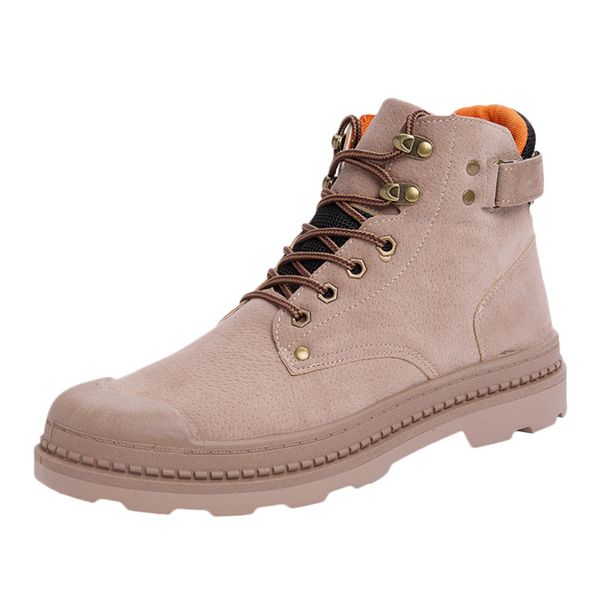 short plush keep warm boots for male autumn winter men's outdoor resistant waterproof platform shoe non-slip platform boots, Black
short plush keep warm boots for male autumn winter men's outdoor resistant waterproof platform shoe non-slip platform boots, Black