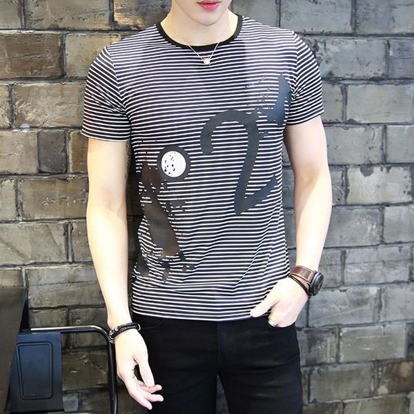 2020 new arrival men's t-shirts summer breathable fashion tide men print thin t shirts casual mens slim tees 8 styles size m-4xl, White;black
2020 new arrival men's t-shirts summer breathable fashion tide men print thin t shirts casual mens slim tees 8 styles size m-4xl, White;black