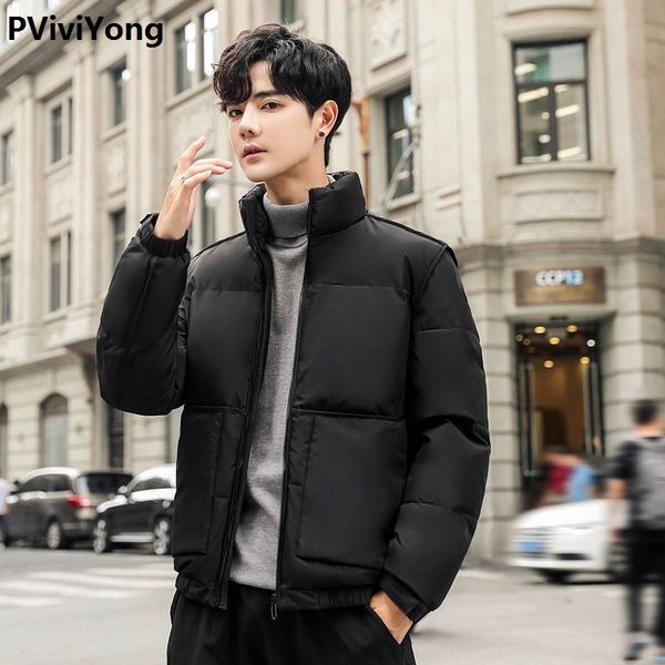 pviviyong 2019 winter new white duck down jacket men's coat,mandarin collar thicked parkas men 7803, Black
pviviyong 2019 winter new white duck down jacket men's coat,mandarin collar thicked parkas men 7803, Black