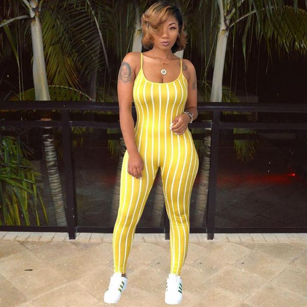 striped rompers womens jumpsuit sleeveless tank yellow red black spaghetti strap mono mujer verano 2019 casual combinaison femme, Black;white
striped rompers womens jumpsuit sleeveless tank yellow red black spaghetti strap mono mujer verano 2019 casual combinaison femme, Black;white