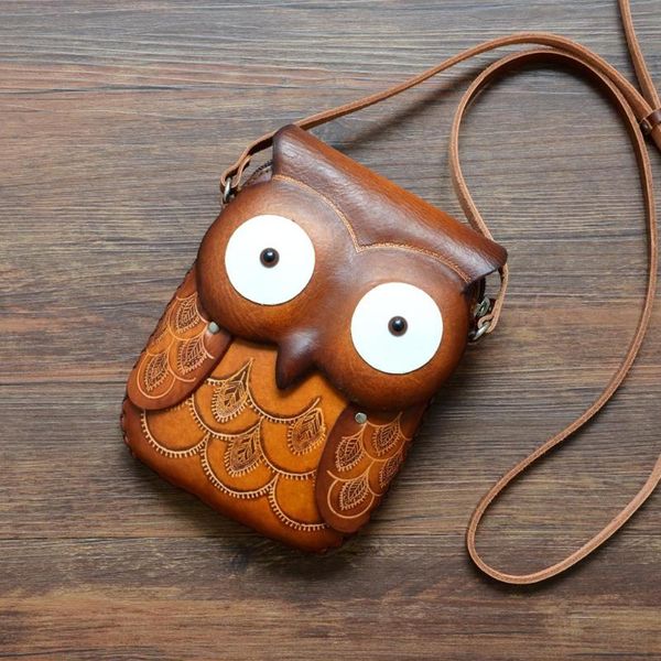 xle005 handmade cute bag genuine cow leather animal owl cartoon bag mini lovely handbag
xle005 handmade cute bag genuine cow leather animal owl cartoon bag mini lovely handbag