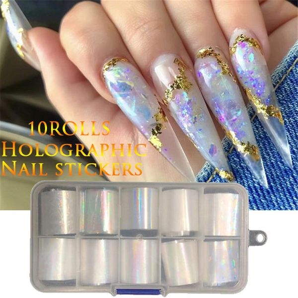 10rolls/set nail art foils laser shinning mixed beauty transfer tips sticker transfer sticker shiny nail decorations accessories, Black
10rolls/set nail art foils laser shinning mixed beauty transfer tips sticker transfer sticker shiny nail decorations accessories, Black