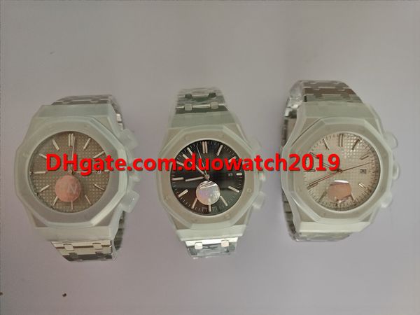 3 colorswatch for men fashion classic style 41 mm stainless steel 15400st strap automatic movement wristwatches 2021 sapphire, Slivery;brown
3 colorswatch for men fashion classic style 41 mm stainless steel 15400st strap automatic movement wristwatches 2021 sapphire, Slivery;brown