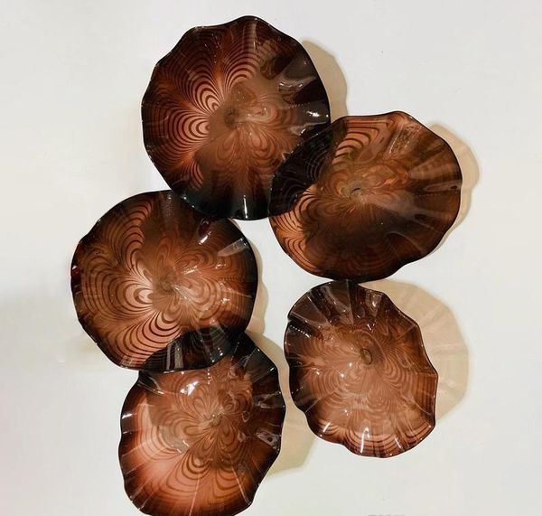 dark brown colors blown glass wall plates art statues murano blowing hanging glass art work plates for l ceiling wall decor
dark brown colors blown glass wall plates art statues murano blowing hanging glass art work plates for l ceiling wall decor