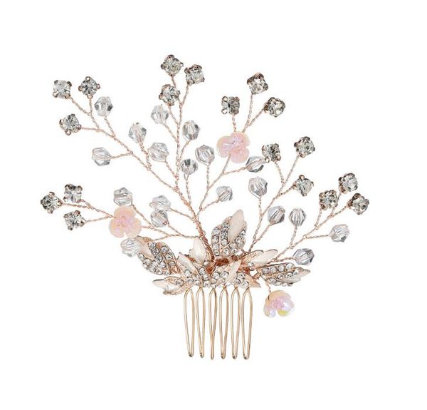 new simple and fashionable wedding headdress set in europe and america flower crystal handmade bride hair comb selling comb accessories, Slivery;golden
new simple and fashionable wedding headdress set in europe and america flower crystal handmade bride hair comb selling comb accessories, Slivery;golden