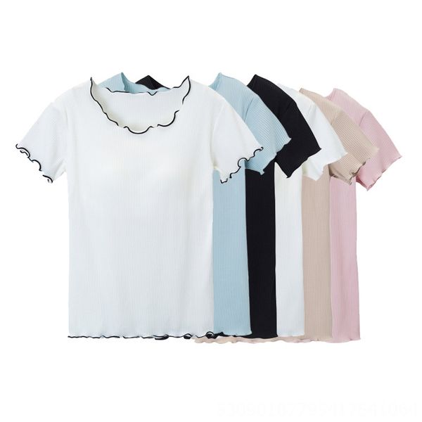 women's short-sleeved t-shirt cotton cup t-shirt home furnishing integrated no steel ring with cup brat home leisure base, White
women's short-sleeved t-shirt cotton cup t-shirt home furnishing integrated no steel ring with cup brat home leisure base, White