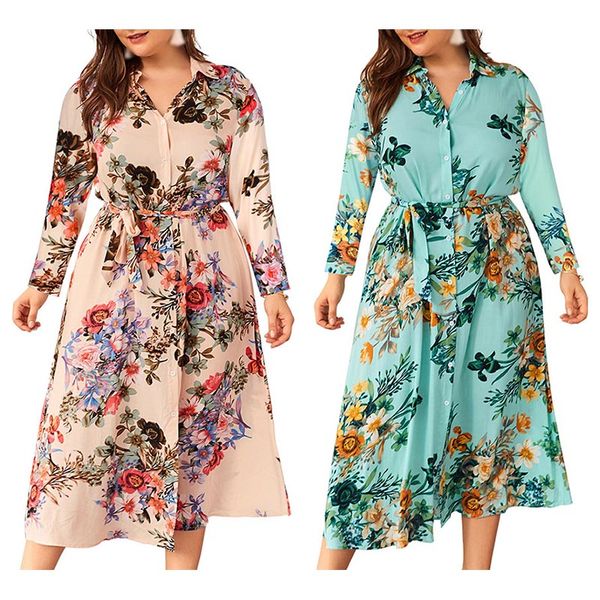 new 2019 women's large size women's shirt dresses autumn and winter dress print long-sleeved ladies casual elegant long dress, Black;gray
new 2019 women's large size women's shirt dresses autumn and winter dress print long-sleeved ladies casual elegant long dress, Black;gray