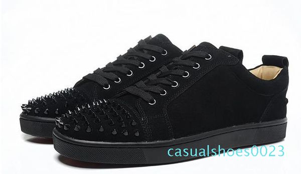 2019 party wedding shoes men womens flats black suede with black spikes toe low sneakers,designer causal shoes ac23
2019 party wedding shoes men womens flats black suede with black spikes toe low sneakers,designer causal shoes ac23