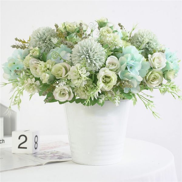 7 heads hydrangea rose flowers artificial floral bouquet silk blooming fake rose hand flower home decoration pgraphy props
7 heads hydrangea rose flowers artificial floral bouquet silk blooming fake rose hand flower home decoration pgraphy props