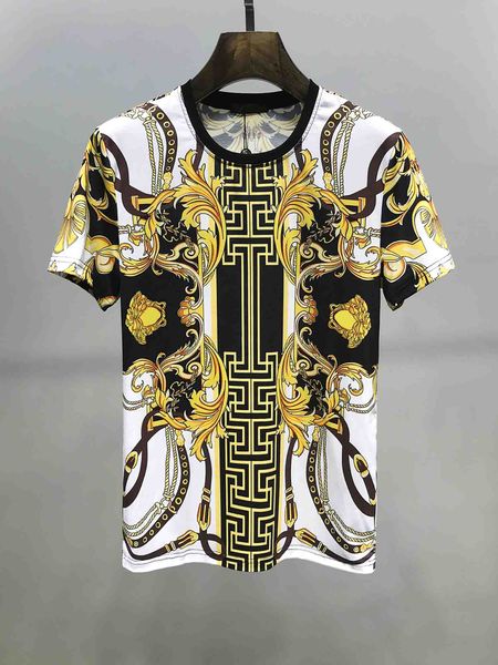 2020ss fashion brand men's t-shirt clothing european and american style high-end printing short-sleeved medusa fashion label, Black;brown 
2020ss fashion brand men's t-shirt clothing european and american style high-end printing short-sleeved medusa fashion label, Black;brown