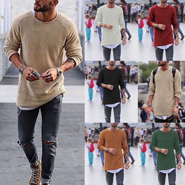oeak 2019 men sweaters o-neck solid color loose cool pullovers spring autumn men thin knitted sweater fashion streetwear, White;black
oeak 2019 men sweaters o-neck solid color loose cool pullovers spring autumn men thin knitted sweater fashion streetwear, White;black