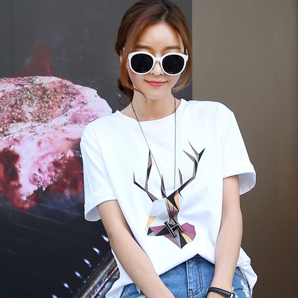 2019100% pure cotton short-sleeved loose large-size printed ins waiting 2019100% pure t-shirt cotton short-sleeved t-shirt women's loos, White
2019100% pure cotton short-sleeved loose large-size printed ins waiting 2019100% pure t-shirt cotton short-sleeved t-shirt women's loos, White