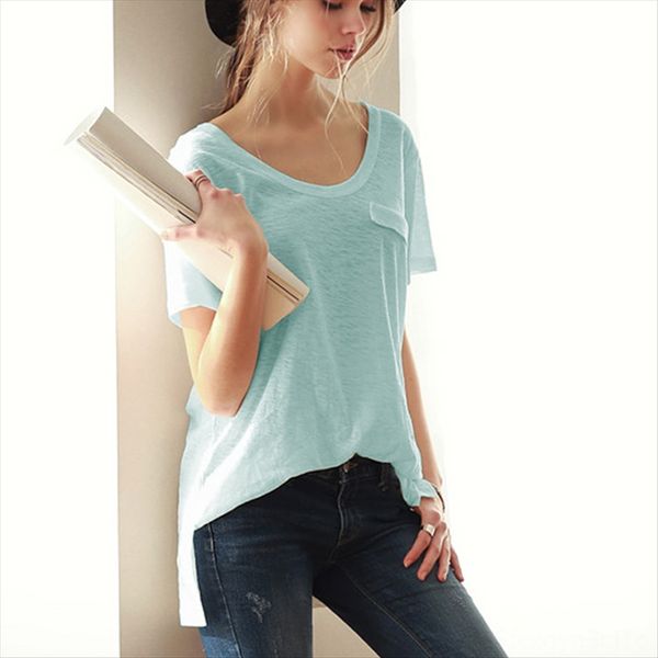 sky blue short-sleeved thin women's large size 2019 round collar medium-length mask sky blue short-sleeved t-shirt thin women's la, White
sky blue short-sleeved thin women's large size 2019 round collar medium-length mask sky blue short-sleeved t-shirt thin women's la, White