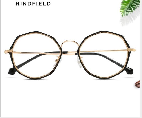 polygonal flat mirror college of literature and art wind glasses frame for men and women, White;black
polygonal flat mirror college of literature and art wind glasses frame for men and women, White;black