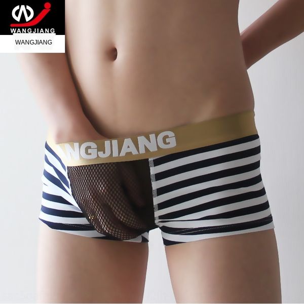 wj/ men's u convex stripes stitching boxer men wj/ men's mesh underwear u convex mesh stripes stitching boxer underwear men, Black;white
wj/ men's u convex stripes stitching boxer men wj/ men's mesh underwear u convex mesh stripes stitching boxer underwear men, Black;white