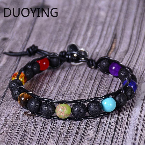 genuine leather wrap bracelets chakra beads lava stone tiger eye natural stone bracelet bangles vintage weaving bangles, Golden;silver
genuine leather wrap bracelets chakra beads lava stone tiger eye natural stone bracelet bangles vintage weaving bangles, Golden;silver