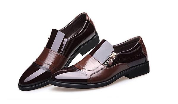 new spring fashion oxford business men shoes genuine leather soft casual breathable men's flats zip lace-up shoes, Black
new spring fashion oxford business men shoes genuine leather soft casual breathable men's flats zip lace-up shoes, Black